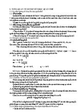 Chuyên đề Sinh học 12 - Di truyền học quần thể